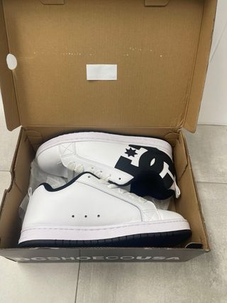 Zapatillas DC Shoes Blancas y Negras