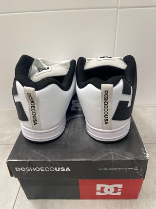 Zapatillas DC Shoes Blancas y Negras
