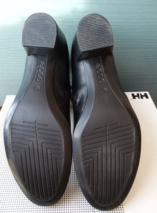 Botines Ecco Piel Negro Talla 40 Mujer
