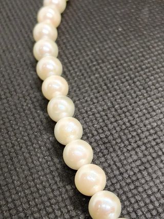 Collar Perlas Japonesas Plata 7mm