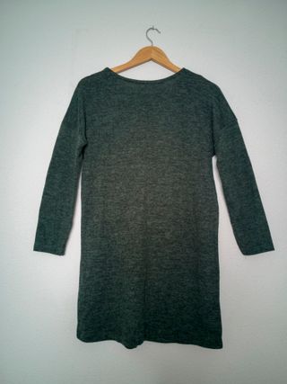 Vestido Sfera verde con encaje Talla M