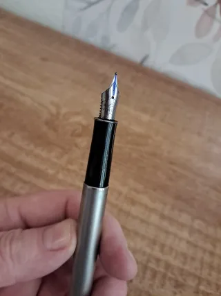Parker Plana Bolígrafo Plata