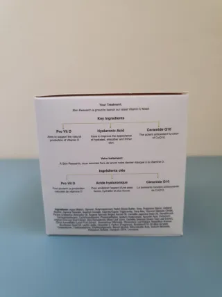 Mascarilla facial Vitamina D Q10