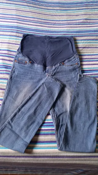 Pantalones premamá vaqueros