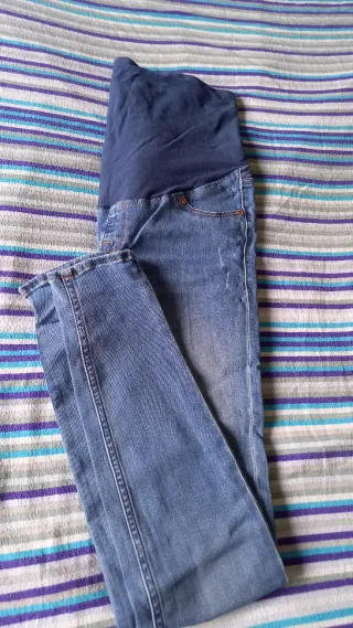 Pantalones premamá vaqueros