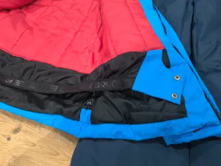 Conjunto esquí chaqueta y pantalón azul