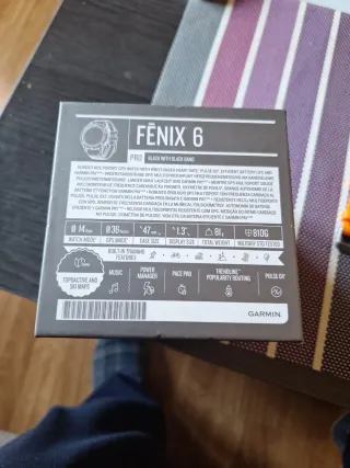 Garmin Fenix 6 PRO Negro/Azul