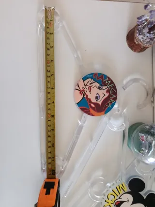 Lote 10 Perchas Disney Transparentes