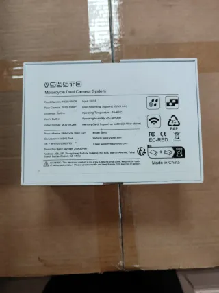 VSYSTO Motocicleta DUAL CAMERA D6LR#30V001