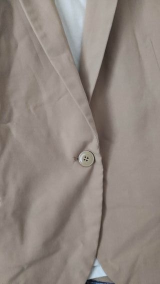 Chaleco Stradivarius Beige Talla L