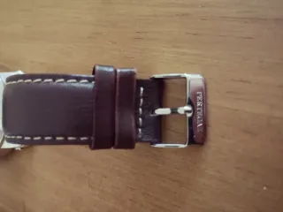 Orologio da polso Pertegaz da uomo con cinturino in pelle marrone