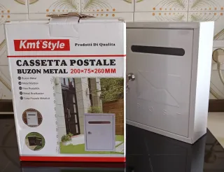 Buzón Metálico Kmt Style Exterior Blanco