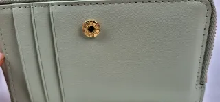 Cartera Bimba y Lola verde efecto cocodrilo