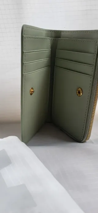 Cartera Bimba y Lola verde efecto cocodrilo