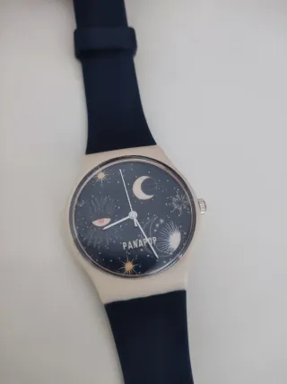 Reloj Panapop Beige y Azul