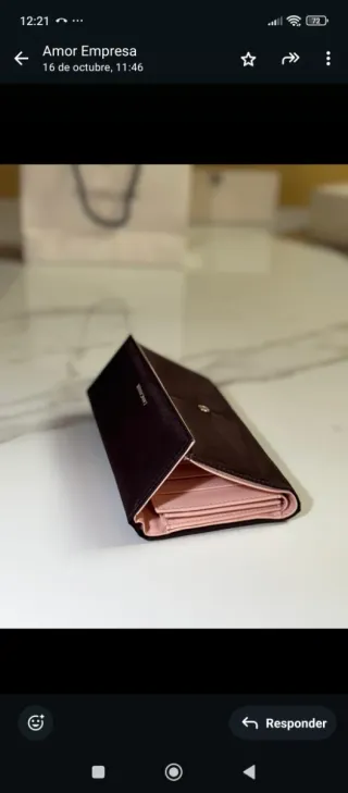 Portafogli Lancaster Beige/Rosa