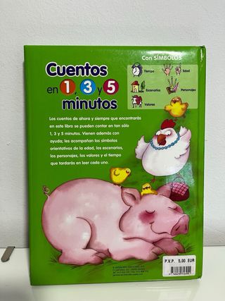 Lote libros: Cuentos en 1,3 y 5 minutos