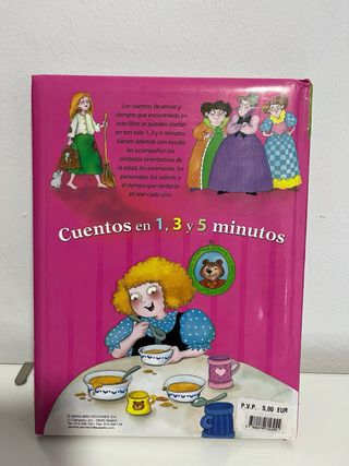 Lote libros: Cuentos en 1,3 y 5 minutos