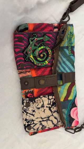 Bolso Desigual Multicolor con Lagarto