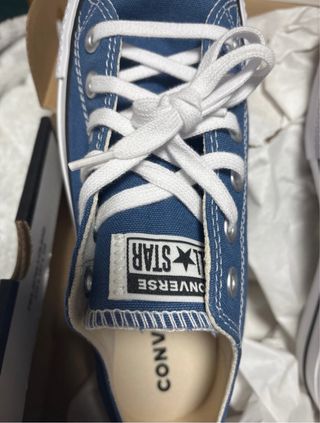 Converse All Star Talla 38 Azul Sin Estrenar