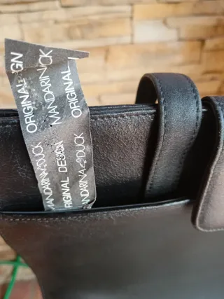 Bolso Mandarina Duck Vintage Negro