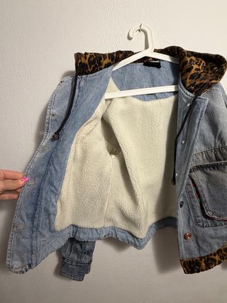 Chaqueta vaquera invierno patchwork Desigual