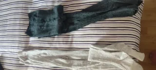 Leotardos grises niña