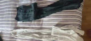 Leotardos grises niña