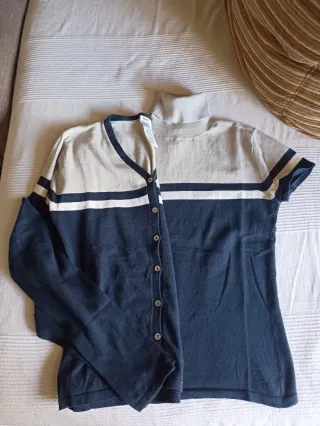 Conjunto jersey y chaqueta mujer