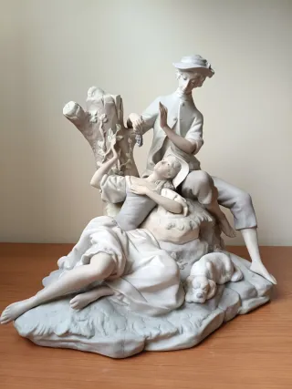 Figura Lladró Pareja Romántica Uvas