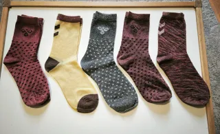 Lote 5 pares de calcetines lurex de Hummel tall 37