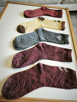 Lote 5 pares de calcetines lurex de Hummel tall 37