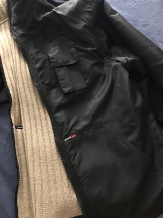 Chamarra Reversible Schott NYC Beige/Negro