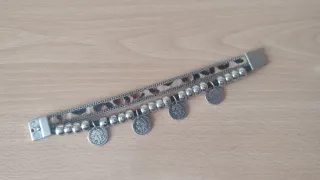 Pulsera Zamak con Monedas