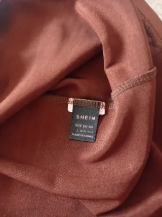 Vestido fiesta marrón Nuevo