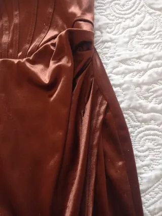 Vestido fiesta marrón Nuevo