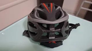 Casco Bici Grigio e Rosso