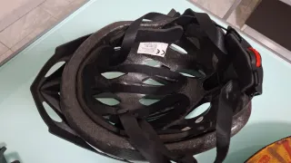 Casco Bici Grigio e Rosso