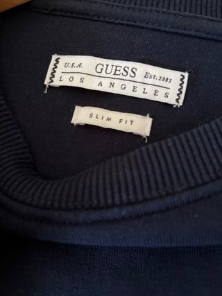Sudadera Guess Azul Est. 1981