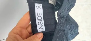 Corset Batida Guipur Negro Talla de pecho 85-90