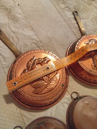 Set 7 Stampini Rame Vintage