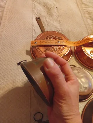 Set 7 Stampini Rame Vintage