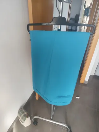 Pantalón señora talla grande turquesa