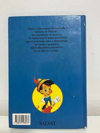 Lote libros Disney: Princesas con Cd y Pinocho.