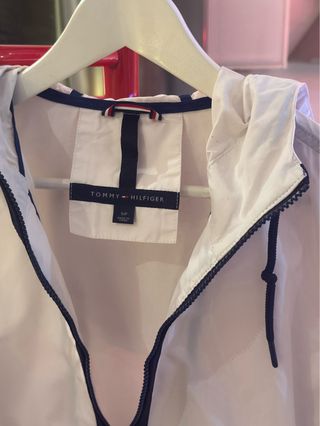 Cortavientos Tommy Hilfiger Blanco/Rojo/Azul