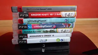 Consola PS3 + 2 Mandos + 7 Juegos