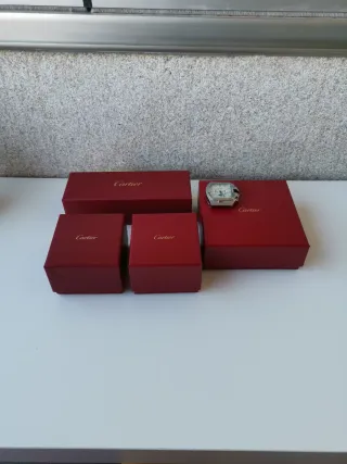 Lote 4 Cajas marca Cartier color rojo