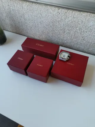 Lote 4 Cajas marca Cartier color rojo
