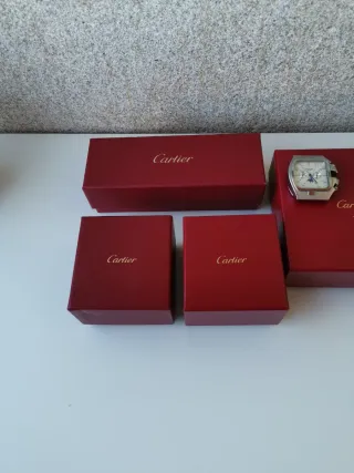 Lote 4 Cajas marca Cartier color rojo