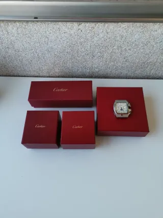 Lote 4 Cajas marca Cartier color rojo